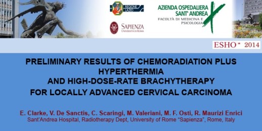 Preliminary results of chemoradiation plus hyperthermia and high dose rate brachytherapy for locally advanced cervical carcinoma header